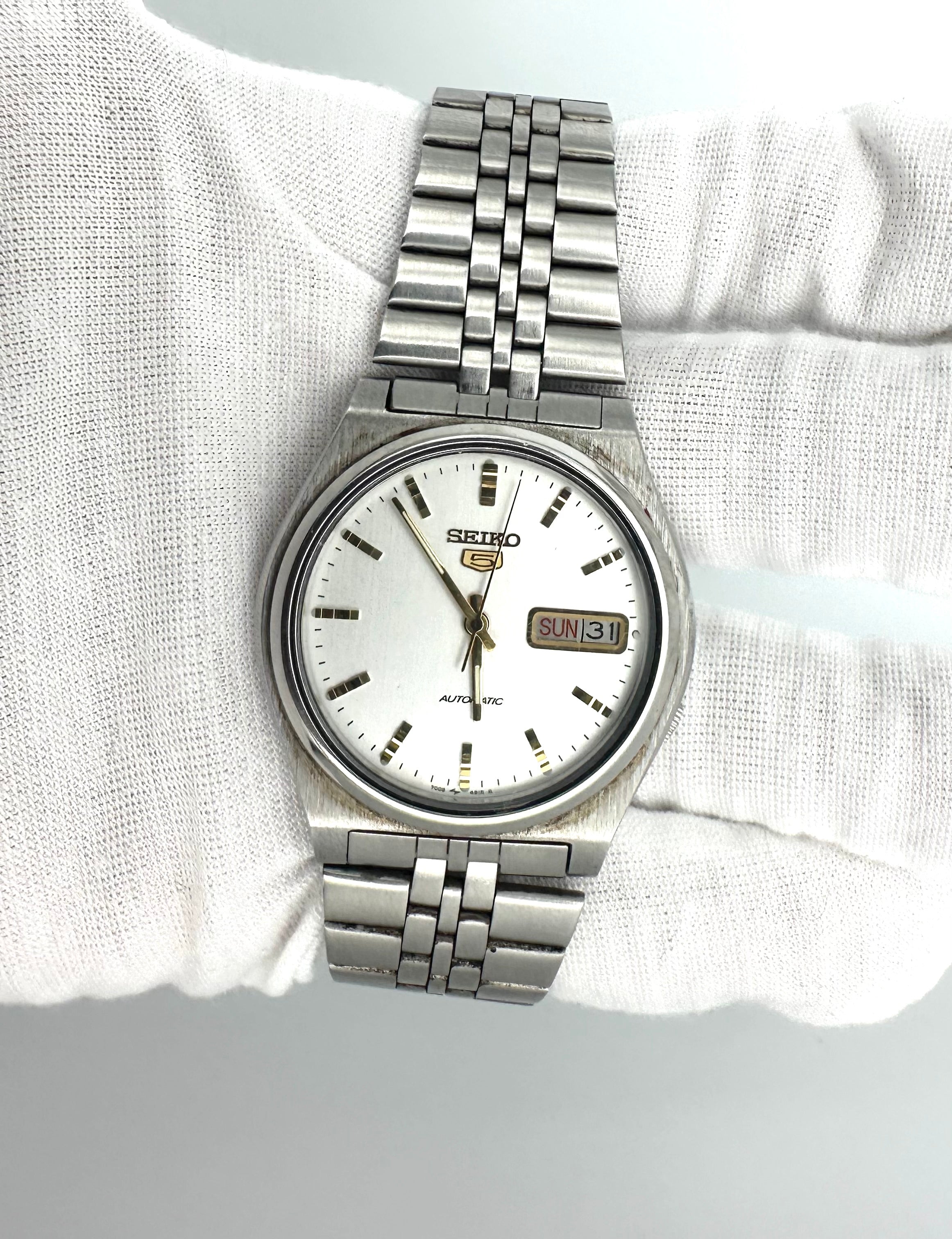 Seiko 5 7S26-3170 Men’s Automatic Watch – 1996 – Made in Japan