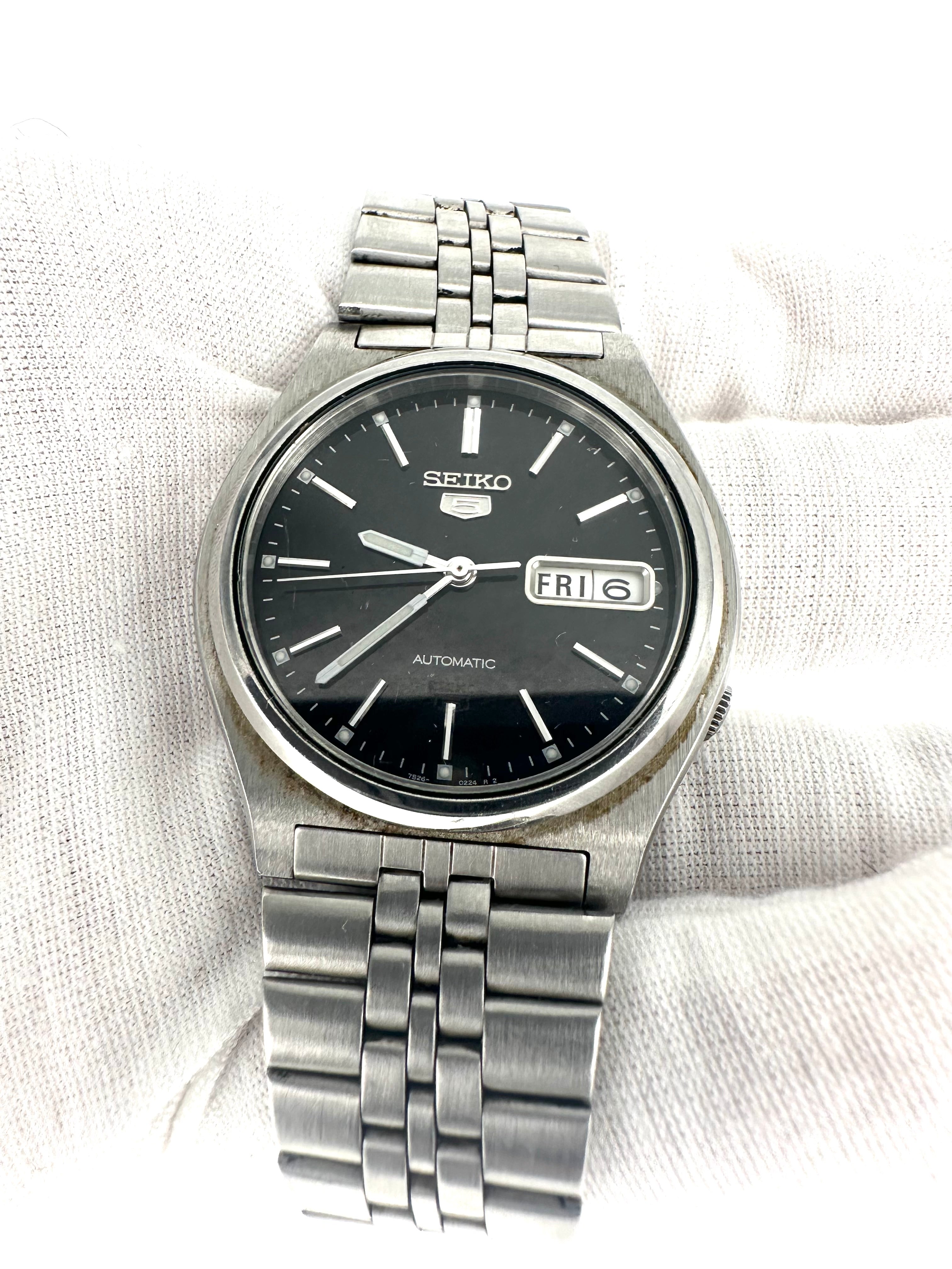 Seiko 5 7S26-3170 Men’s Automatic Watch – 1996 – Made in Japan
