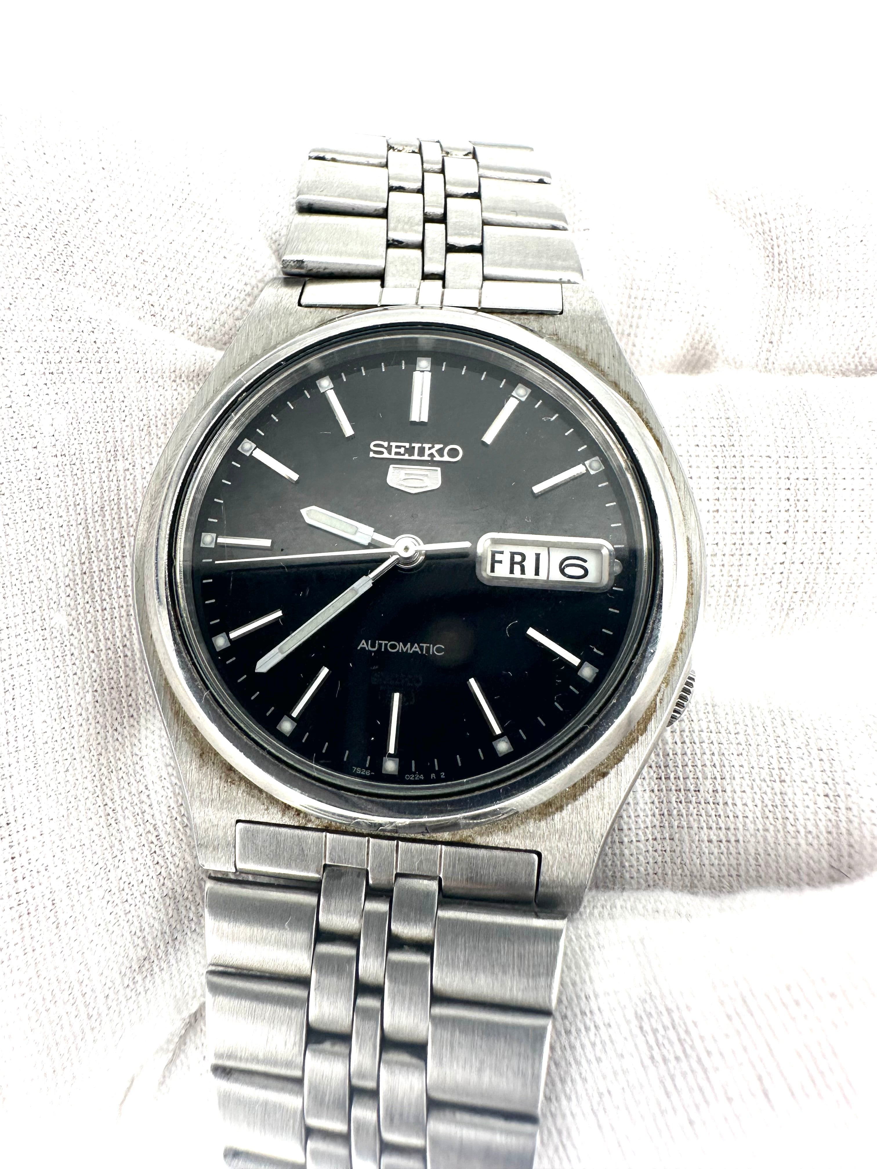 Seiko 5 7S26-3170 Men’s Automatic Watch – 1996 – Made in Japan