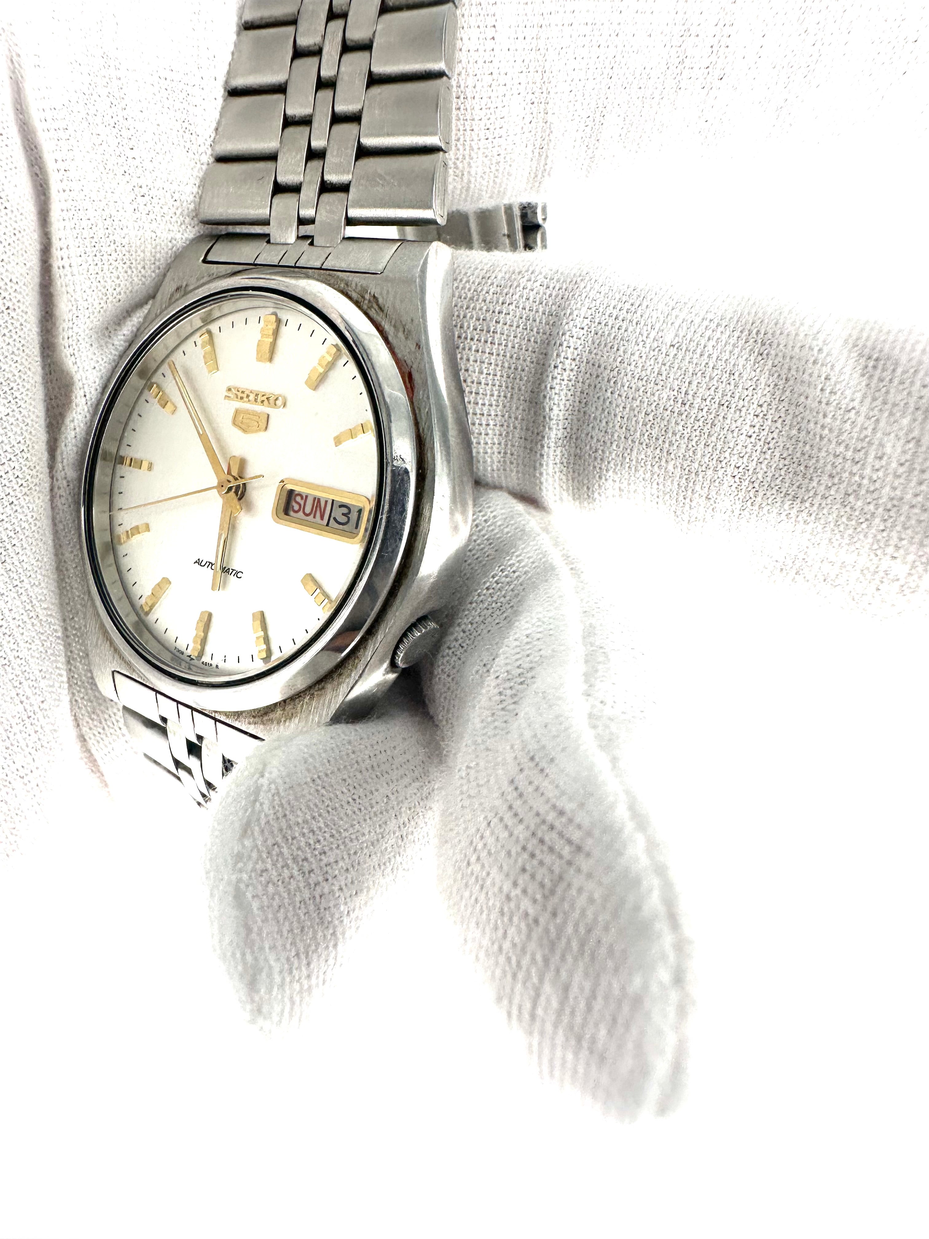 Seiko 5 7S26-3170 Men’s Automatic Watch – 1996 – Made in Japan