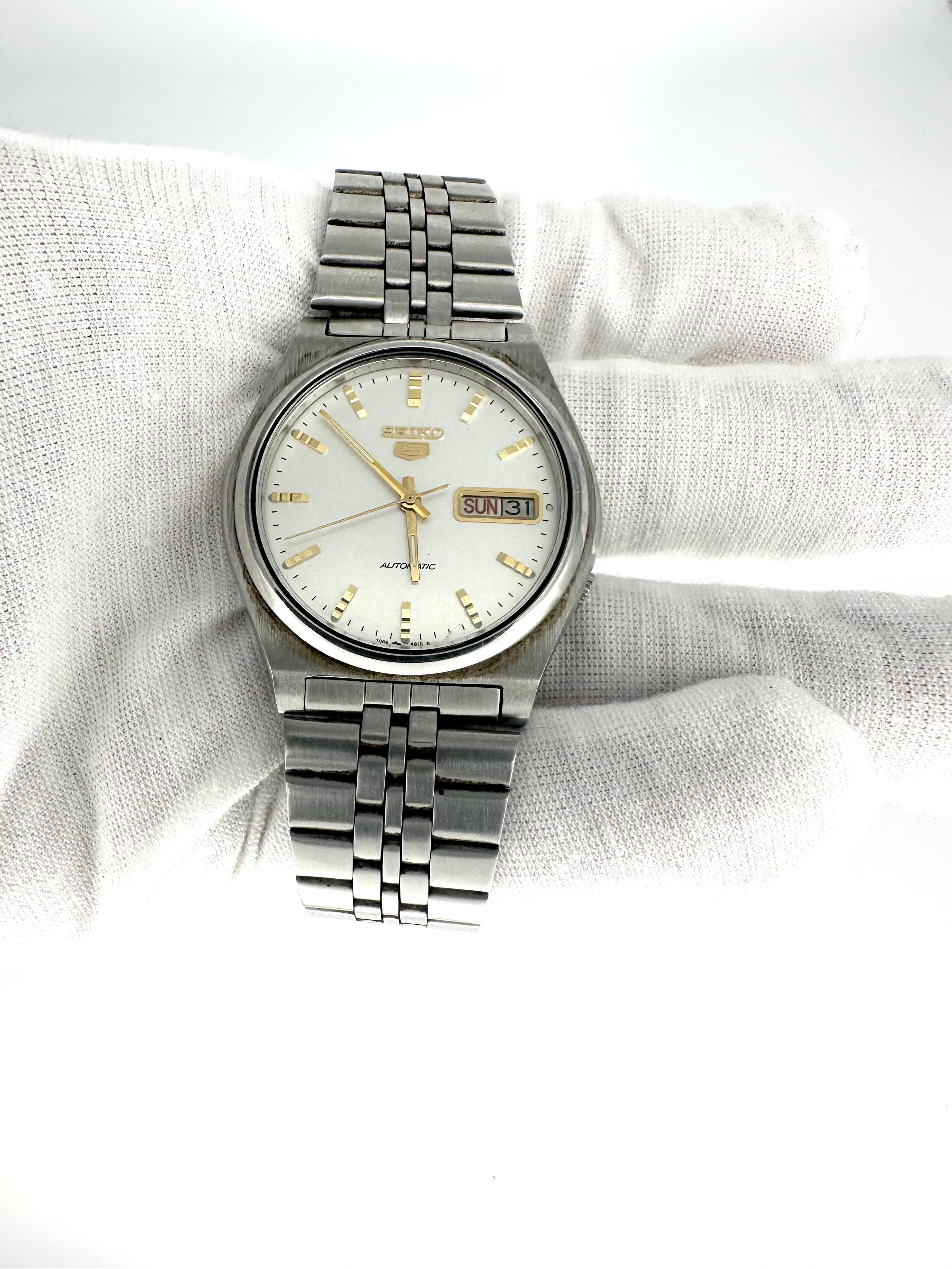 Seiko 5 7S26-3170 Men’s Automatic Watch – 1996 – Made in Japan