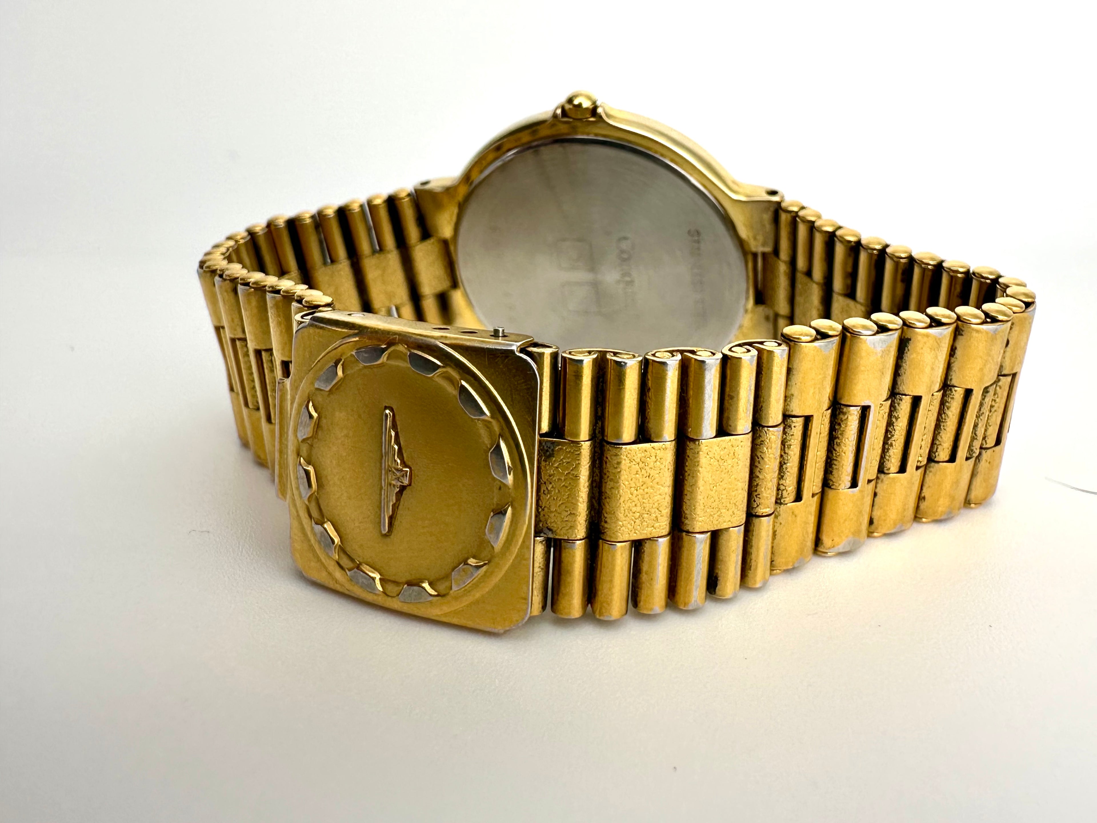 Longines L1.61.2.494.0 (3277) Men’s Quartz Watch – Swiss Made – Gold Plated