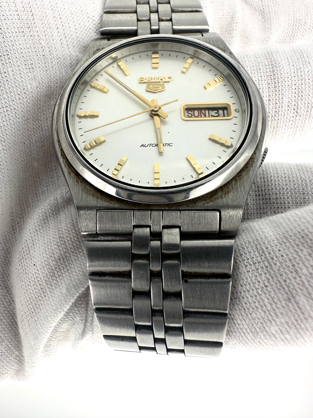 Seiko 5 7S26-3170 Men’s Automatic Watch – 1996 – Made in Japan